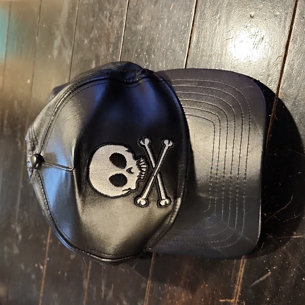 Cakeworthy Dr. Facilier Leather Skull Hat